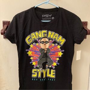 PSY Gangnam Style Black Tee Shirt (K-Pop)